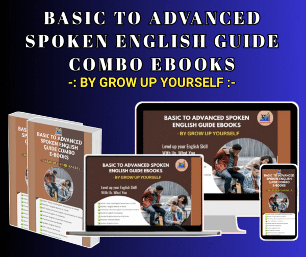 Basic to Advanced Level Spoken English Combo Ebooks In Hindi